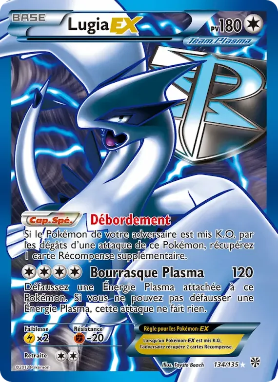Lugia-EX 134 – Tempète Plasma