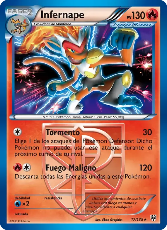 Infernape 17 – Tormenta Plasma