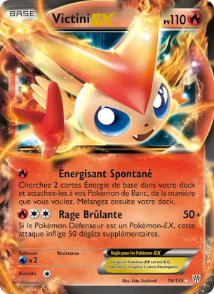 Victini-EX n° 18 – Tempète Plasma