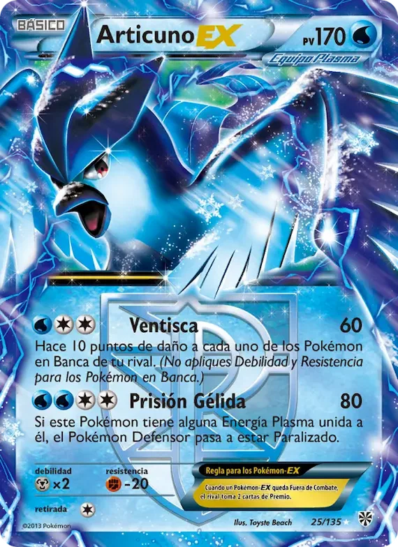 Articuno-EX 25 – Tormenta Plasma