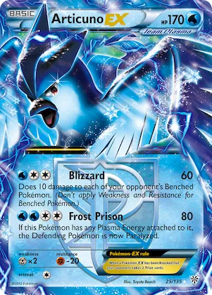 Articuno-EX 25 – Tempestade de Plasma