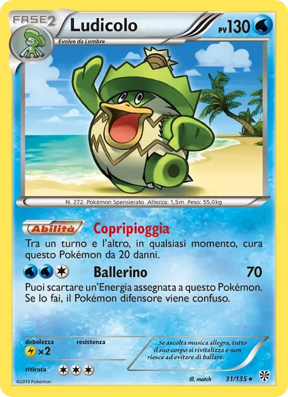 Ludicolo 31 – Uragano Plasma