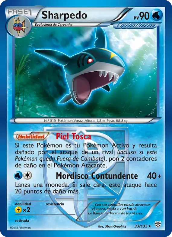 Sharpedo 33 – Tormenta Plasma