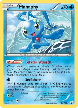 Manaphy Nr. 34 – Plasma-Sturm
