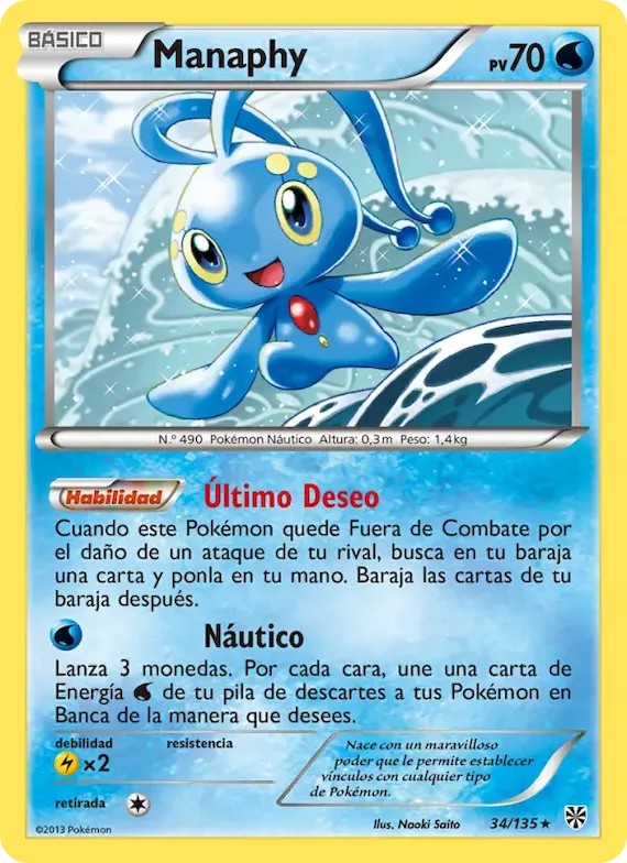 Manaphy 34 – Tormenta Plasma