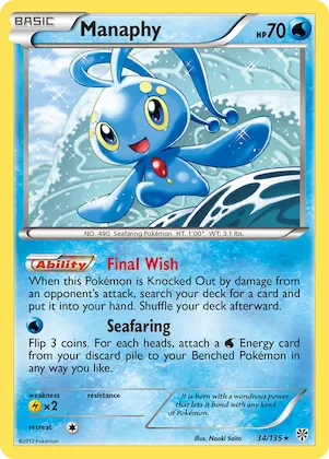 Manaphy #34 – Plasma Storm