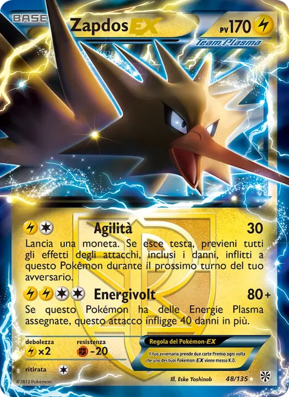 Zapdos-EX 48 – Uragano Plasma