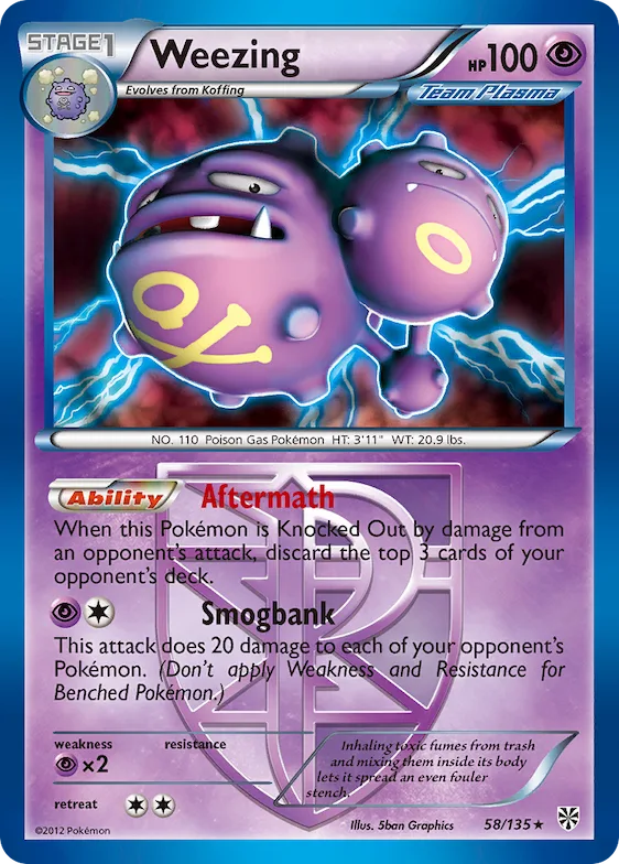 Weezing #58 – Plasma Storm