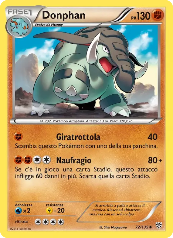 Donphan 72 – Uragano Plasma