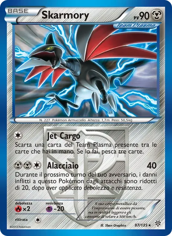 Skarmory 87 – Uragano Plasma