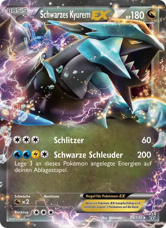 Schwarzes Kyurem-EX 95 – Plasma-Sturm
