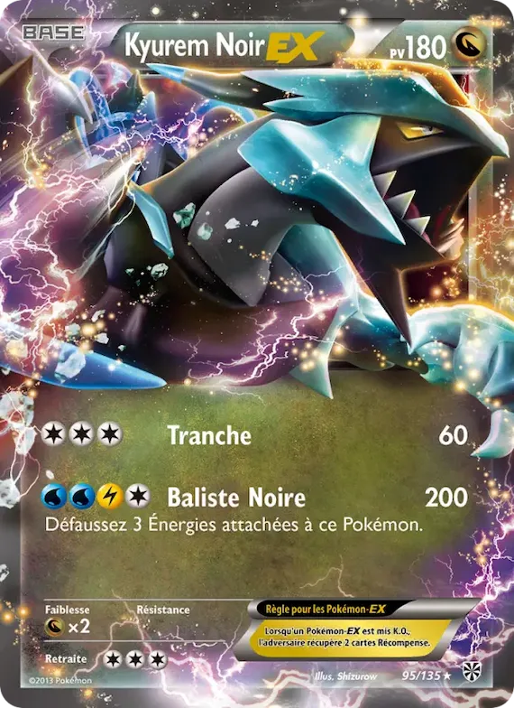 Kyurem Noir-EX 95 – Tempète Plasma