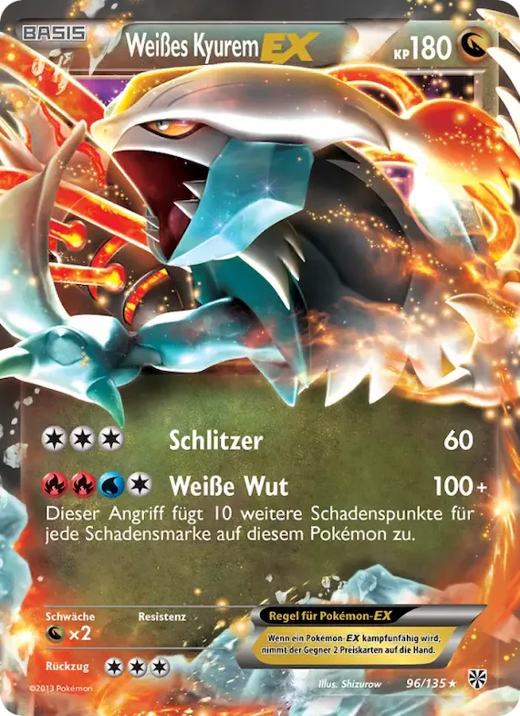 Weißes Kyurem-EX 96 – Plasma-Sturm