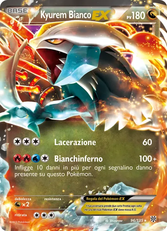 Kyurem Bianco-EX 96 – Uragano Plasma