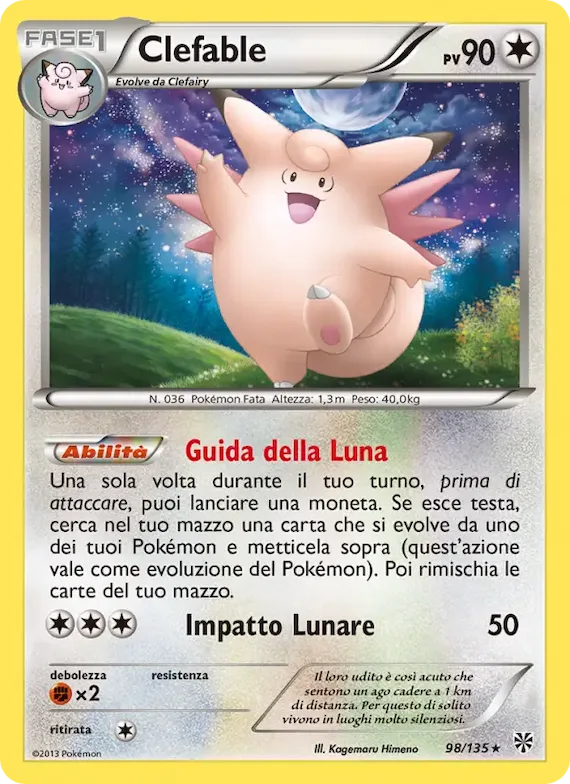 Clefable 98 – Uragano Plasma