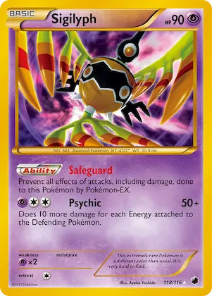 Sigilyph #118 – Plasma Freeze