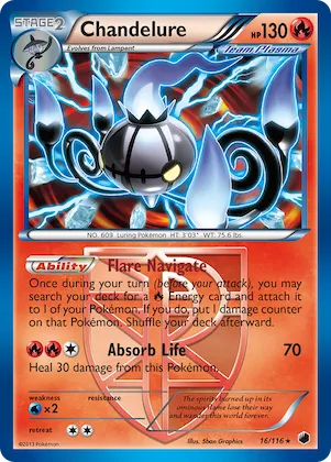 Chandelure #16 – Plasma Freeze