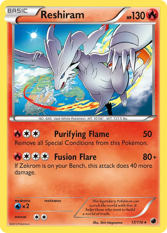 Reshiram #17 – Plasma Freeze