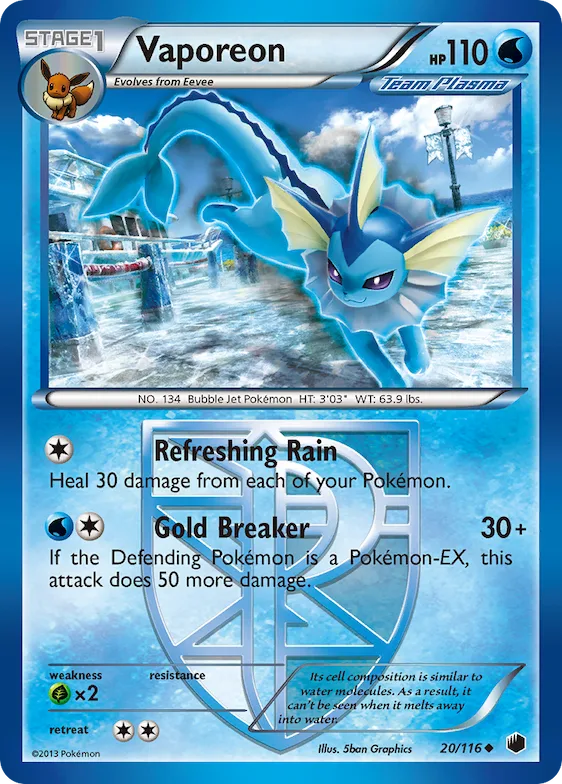 Vaporeon #20 – Plasma Freeze