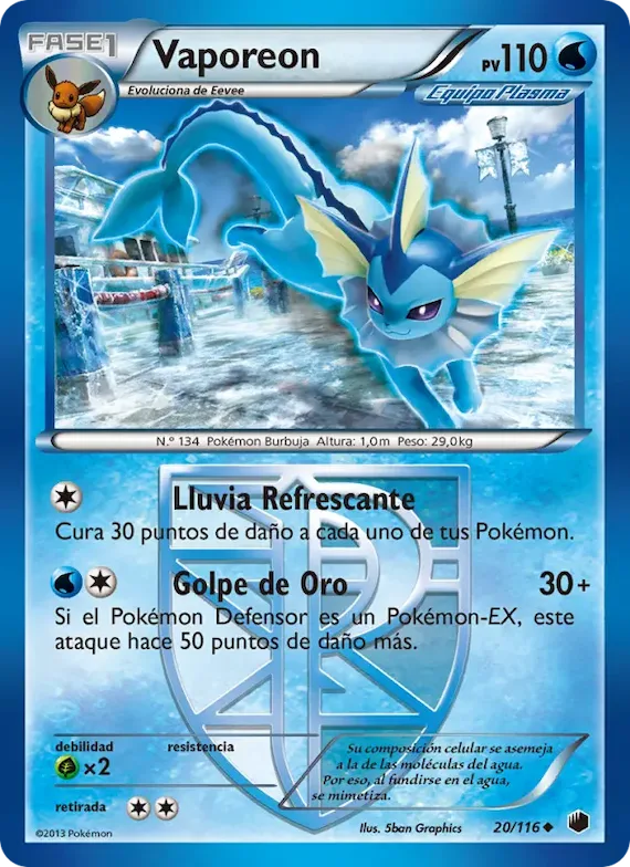Vaporeon 20 – Glaciación Plasma