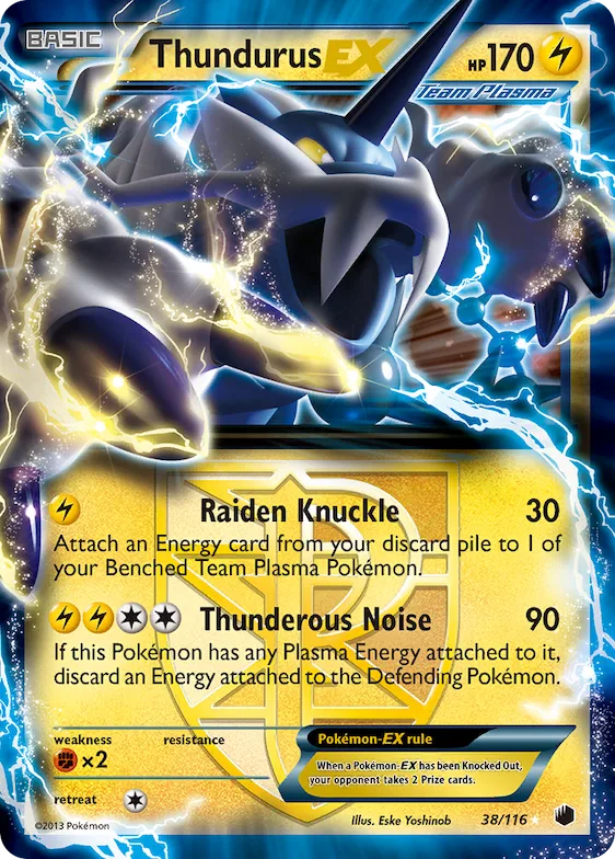 Thundurus-EX #38 – Plasma Freeze