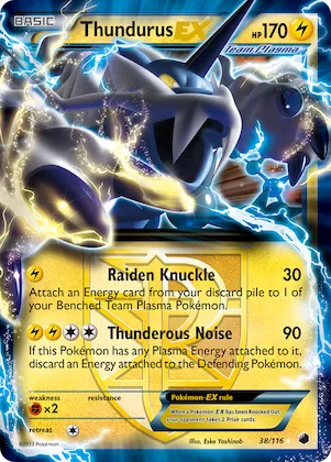 Thundurus-EX #38 – Plasma Freeze