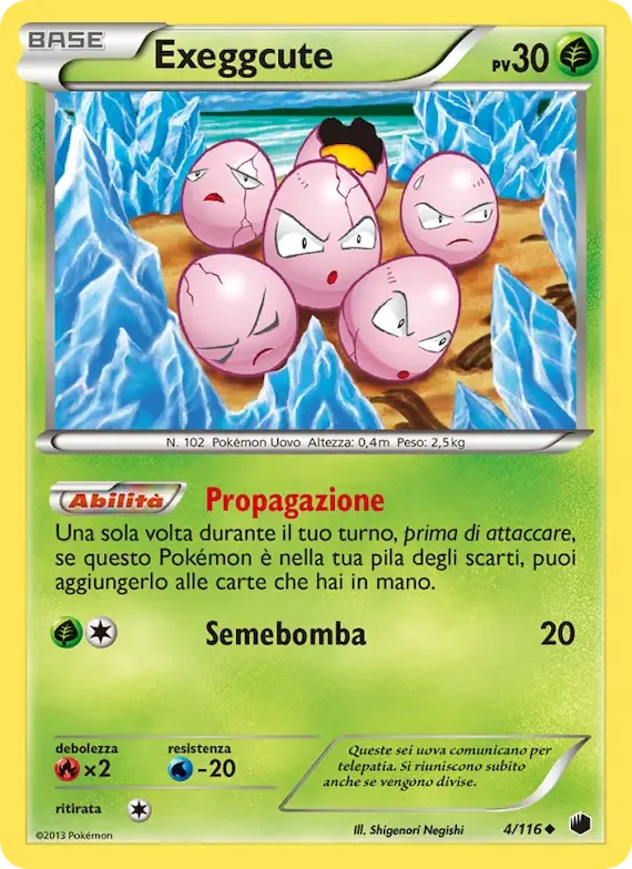 Exeggcute 4 – Glaciazione Plasma