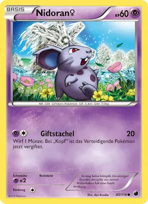 Nidoran♀ Nr. 40 – Plasma-Frost