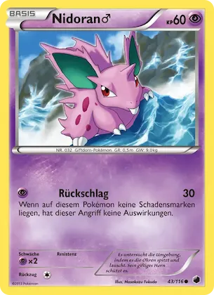 Nidoran♂ Nr. 43 – Plasma-Frost
