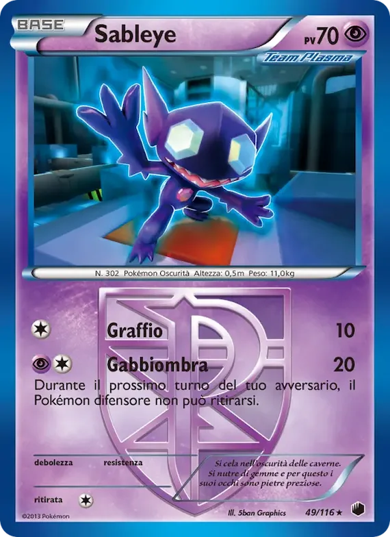 Sableye 49 – Glaciazione Plasma