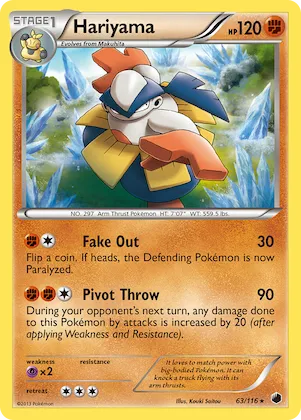 Hariyama #63 – Plasma Freeze