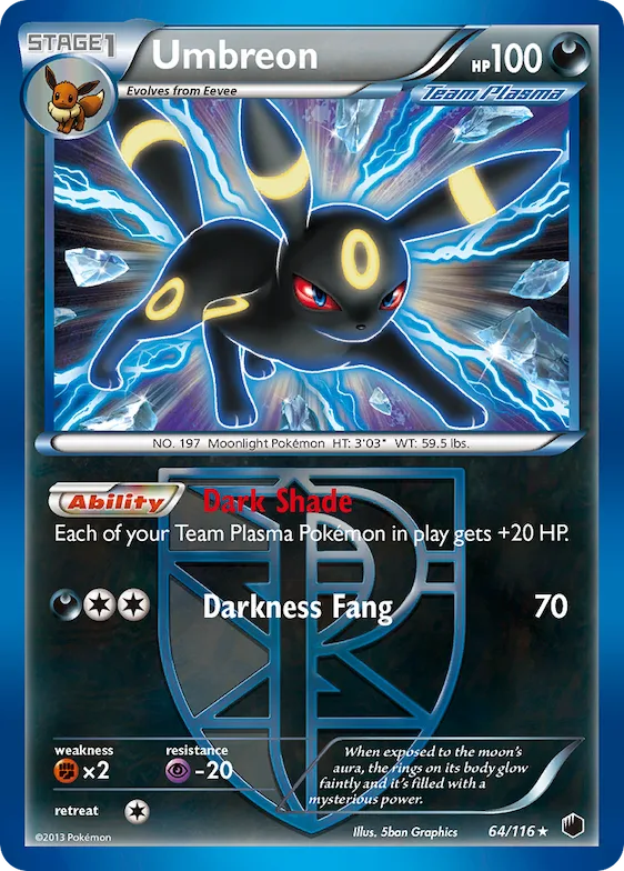 Umbreon #64 – Plasma Freeze