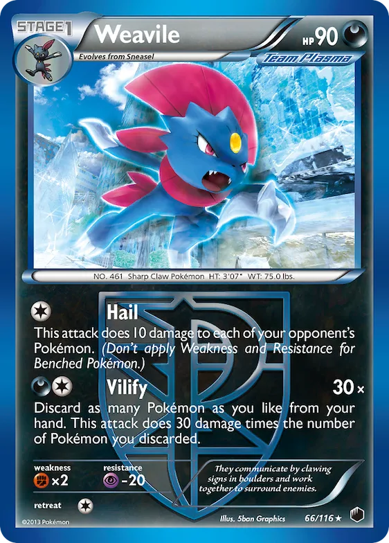 Weavile #66 – Plasma Freeze