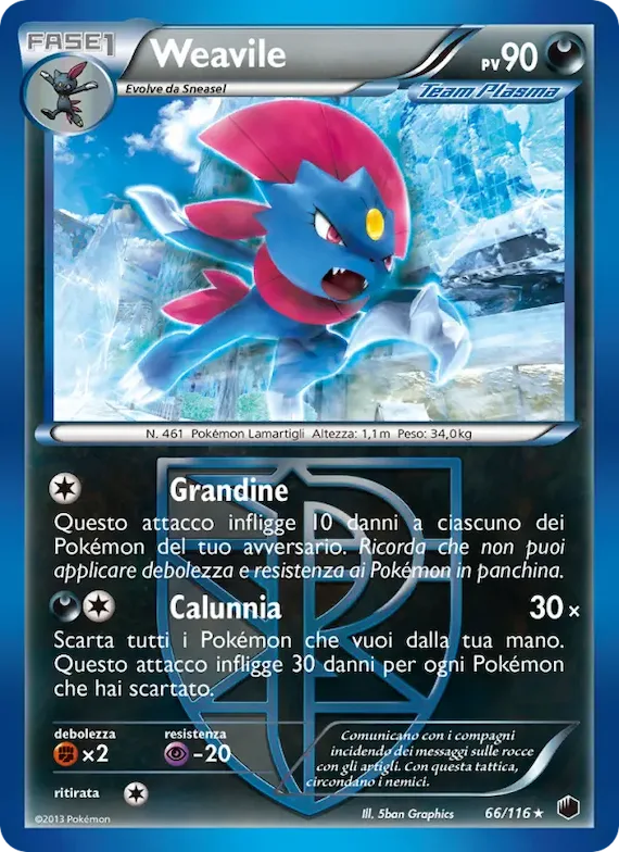 Weavile 66 – Glaciazione Plasma