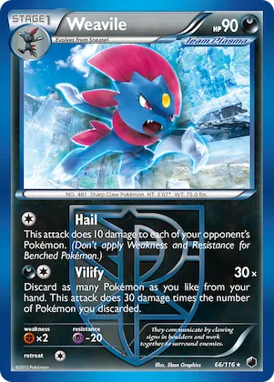 Weavile #66 – Plasma Freeze