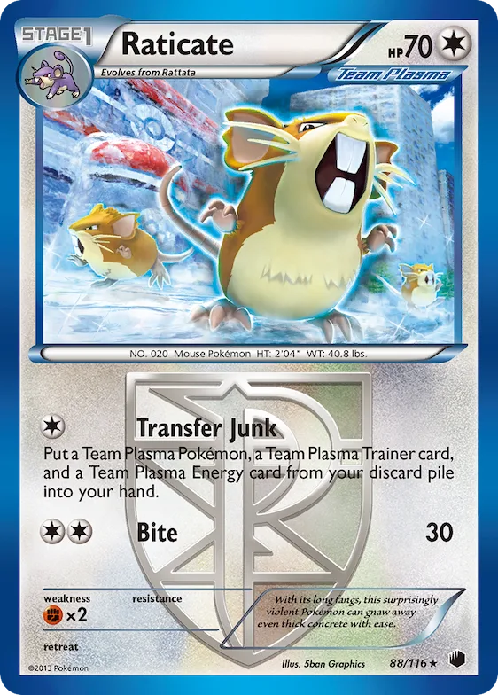 Raticate 88 – Congelamento de Plasma