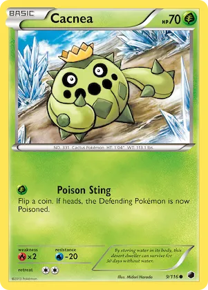 Cacnea #9 – Plasma Freeze