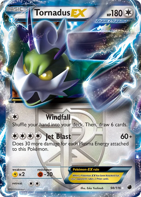 Tornadus-EX #98 – Plasma Freeze