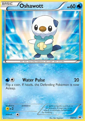Oshawott #BW03 – Black and White Promos