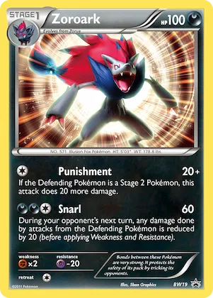 Zoroark #BW19 – Black and White Promos