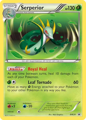Serperior Nr. BW20 – SW Promokarten