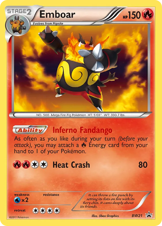 Emboar #BW21 – Black and White Promos