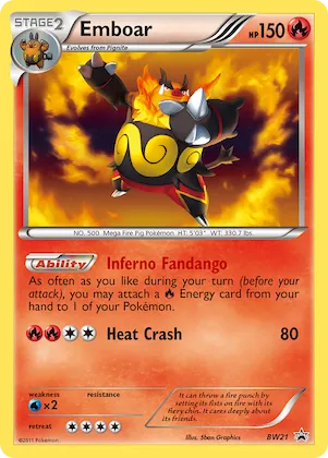 Emboar #BW21 – Black and White Promos