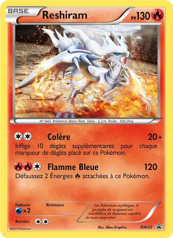 Reshiram BW23 – Promo BW