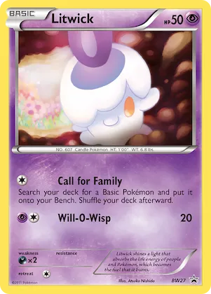 Litwick #BW27 – Black and White Promos