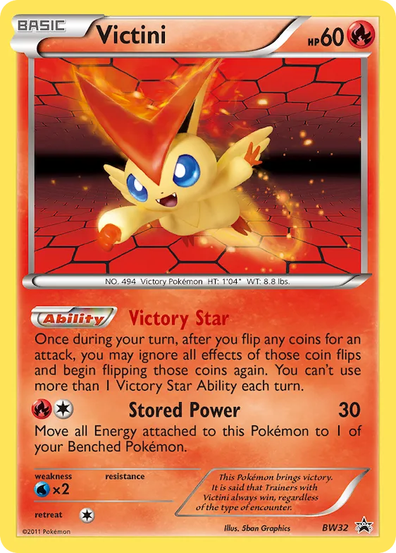 Victini #BW32 – Black and White Promos