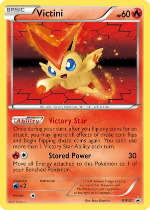 Victini #BW32 – Black and White Promos