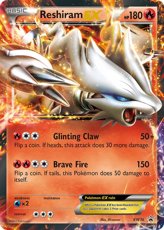 Reshiram-EX #BW36 – Black and White Promos