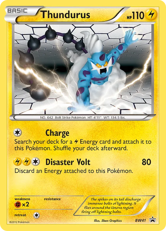 Thundurus #BW41 – Black and White Promos