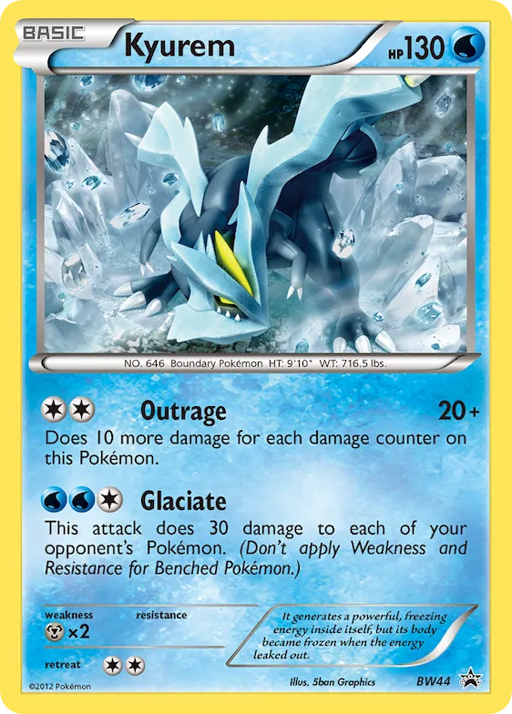 Kyurem #BW44 – Black and White Promos